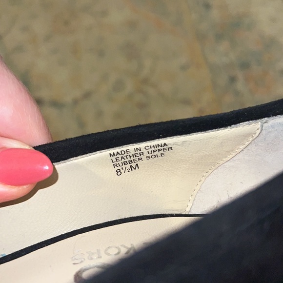 Micheal Kors Suede Wedge Loafers - Picture 4 of 4